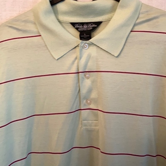 Brooks Brothers Striped Polo Large - Picture 2 of 3